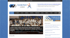 Desktop Screenshot of comitenordjudo.fr